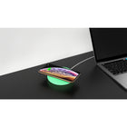 Adam Elements OMNIA Q Qi Fast Wireless Charger with Multicolour LED Light Feature-100% safe charging with overcharging, overheating, and short circuit protection