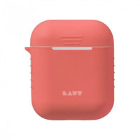 LAUT POD for AirPods, Coral-Made from antislip Silicon