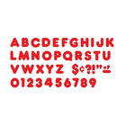 Trend Enterprises Casual Uppercase Ready Letter 4", Red, 426 Pack-Colour: Red