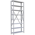 Metalware RK325 Boltless Shelving Unit, 8-Shelves, 36" x 24" x 88", Light Grey-Adjustable shelving system that provides high strength, yet economical storage capacity for your needs