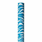 JAM Paper Gift Wrap - Zebra Print Wrapping Paper - 50 Sq Ft Total - Blue & White Safari Stripes - 2 Rolls/Pack-Size: 50 Square Feet Total (25 Sq. Ft. per Roll)