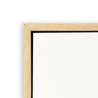 Gry Mattr Dry-Erase Board - 18" x 24" (Q032418M01-CA-R)-White oak frame design