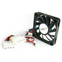 StarTech Replacement Ball Bearing Computer Case Fan TX3/LP4 Connector, 50 x 10mm-Exhausts hot air out of a PC, increasing dependability and extending component lifetime