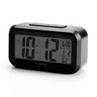 Timex T108B Portable Battery Operated Alarm Clock - Black-Face size: 1.5in LCD Display
