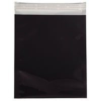 JAM Paper Enveloppes à ouv. côté court en alum. à fermeture « pelez et scellez », 6 1/4 x 7 7/8 po, noir, paq/25-Noir