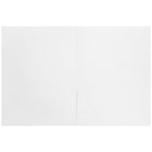 JAM Paper Premium Paper Cardstock Two Pocket Presentation Folders, White, 12 Pack (6194703dg)-Size: 9" x 12"