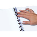 Blueline MiracleBind Gold Collection Notebook – 11" x 9-1/16" – Black – 58 Sheets-Twin-wire binding
