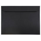 JAM Paper Booklet Envelopes - 9.5" x 12.625" - Black - 100 Pack -Colour: Black Linen