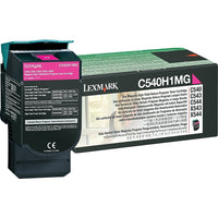 Lexmark C540H1MG Toner Cartridge - High Yield - Magenta-High-yield toner cartridge, up to 2000 pages