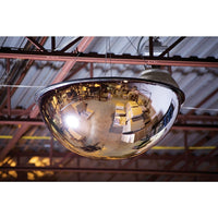 Zenith Safety Dome Mirror, Full Dome 360 degree, 18" Diameter (SDP520)-Type: Closed Top