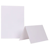 JAM Paper Blank Foldover Cards, A7 size, 5 x 6.63, White, 100 Pack (309942)-Colour: White