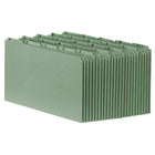 Pendaflex Heavyweight Green Alphabetic File Guides - Legal Size - 25 Pack-Preprinted A-Z headings