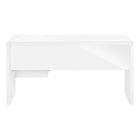 Monarch Specialties 7581 60" Computer Desk - High Glossy White L/R Face Drawer-Assembly required: Illustrated instructions and all hardware are provided for convenience (additional tools may be needed)