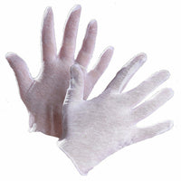 Forcefield Lisle Inspector's Gloves - Men's - White - One Size (004-01815)-General purpose, cotton slip-on