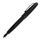 A.T. Cross Bailey Fountain Pen - Medium Nib - Black-Medium-point tip produces 0.45mm* line width for crisp, bold lines for excellent visibility. *Line width dependant on hand-pressure.