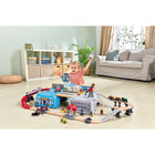Hape Mega Metropolis Train Bucket Set-Include a battery-powered inter-city train
