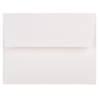 JAM Paper A2 Invitation Envelopes, 4.38 x 5.75, Strathmore Bright White Linen, 1000 Pack (66670B)-Bright white