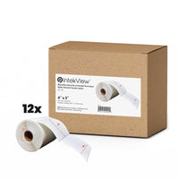 Premium Tape 4" x 3" (102 mm x 76 mm) Thermal Transfer Labels - 1" (25 mm) Core - 12 Rolls-Thermal Transfer Labels