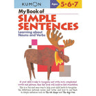 Kumon Publishing Kid's Educational Workbooks - My Book Of Simple Sentences - Grade 1 - 6-Children's Educational