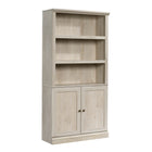 Sauder Miscellaneous Storage Bookcase With Doors - 5 shelves - 69.76" H - Chalked Chestnut (426310)-Standard - Chalked Chestnut - Engineered Wood
