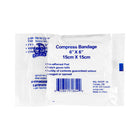 Wasip Compress Bandage - 6" x 6"-Conforming stretch tails can be adjusted to increase or decrease compression