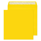 Blake Creative Color Bright Yellow Invitation Envelopes - 8 5/8" W x 8 5/8" L - Banana Yellow - 10 Pack-Banana Yellow
