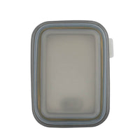 Minimal Silicone Food Storage Container - Grey - 460ml - Set of 2-100% food grade pure silicone