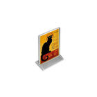 Azar Displays 8.5" x 5.5" Vertical Top Load Acrylic Sign Holder, 10 Pack (142711)-Cards can be inserted back to back for easy viewing