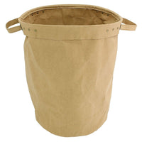 Cathay Importers Eco-Friendly Paper Round Storage Basket, Brown, Large (EC-21-0056)-15.75" dia x 21.5"H