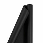 JAM Paper -  Emballage cadeau – Papier d'emballage mat – 25 m². Ft - Noir mat - Rouleau vendu à l'unité-Couleur : noir mat