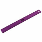JAM Paper Stainless Steel Ruler with Non-Skid Backing - 12" - Purple - 12 Pack-Color: Purple Stainless Steel