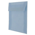 JAM Paper 6 x 6 Square Envelopes, Surf Blue Translucent Vellum, 100 Pack (1591925g)-Size: 6" x 6"