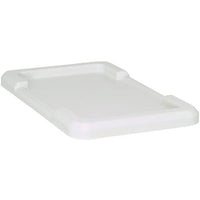 Cross Stack Tote Lids, White, 3 Pack-White