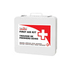 First Aid Central - Trousse de premiers soins règlementaire CSA - Type 2 - De Base - Moyenne - Métal-Pour les lieux de travail à faible risque suivant les normes CSA et comptant de 26 à 50 travailleurs par quart de travail.
