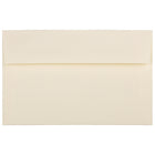 JAM Paper A10 Invitation Envelopes, 6 x 9.5, Strathmore Ivory Wove, 250 Pack (900849930H)-Ivory wove Strathmore envelope