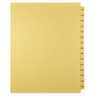 Mark Maker Legal Tabs - Letter Size - Buff - 1/15th cut - 1 Set per package - Numbers 151 - 165-Legal