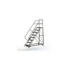 Tri-Arc Manufacturing Heavy Duty Safety Slope Ladder, No. of Steps: 8 (KDHS108246)-Frame Material: Steel