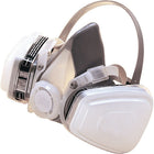 3M Dual Cartridge Respirator Assembly, Thermoplastic/Elastomer, Medium - 2 Pack-Facepiece Material: Elastomer
