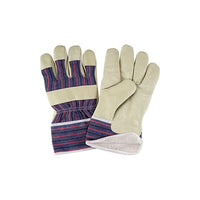 Zenith Safety - Gants D'Ajusteur, Grand, Paume En Cuir Fleur De Porc, Doublure En Molleton De Coton - paquet de 12-Matériau du poignet Empesé