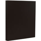 JAM Paper Matte Cardstock, 8.5" x 11", 80 lb, Smooth Black, 250 Pack (64429575b)-80 lb paper weight
