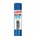 JAM Paper Glitter Gift Wrapping Paper - 11.5 sq. ft. - Royal Blue Sparkles-Size: 11.5 Square Feet