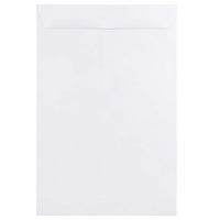 JAM Paper 10" x 15" Open End Catalog Envelopes - White - 50 Pack -White Open End Envelopes