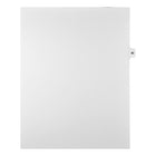 Mark Maker Legal Tabs - Letter Size - White - 1/15th cut - 25 tabs per package - 5 packages Pack - Number 80-White Single Tabs