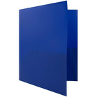 JAM Paper Plastic POP Two Pocket Clasp School Folders with Prong Clip Fasteners, Deep Blue, 96 Pack (313525335D)-Stay organized with this biodegradable plastic folder with two inside pockets and a tag fastener to keep your documents and papers in place; available in a vibrant deep blue color