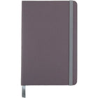 JAM Paper Hardcover Lined Notebook With Elastic Closure, Travel Size, 4 x 6 Journal, Grey, 2/Pack (340528853g)-Size: Travel (4 x 6 inches)