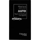 Blueline Mileage Log and Expense Book, Bilingual, 6-3/8" x 3-1/2", Black-Record automobile mileage and expenses in an easy-to-use format