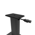 Kanto SP9 9" Tall Universal Desktop Speaker Stands with Cable Management - Black-Rotating top plates ensure your speakers are perfectly positioned