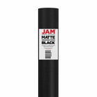  JAM Paper -  Emballage cadeau – Papier d'emballage mat – 25 m². Ft - Noir mat - Rouleau vendu à l'unité-La superficie parfaite pour emballer rapidement et facilement vos cadeaux