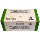 Globe Commercial 3-Ply ASTM Level 2 Non-Medical Disposable Face Masks - Blue - 2000 Pack-Tested to AAMI Level II