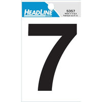 HeadLine 3" Self - Stick Number  -  "7"-Reflective